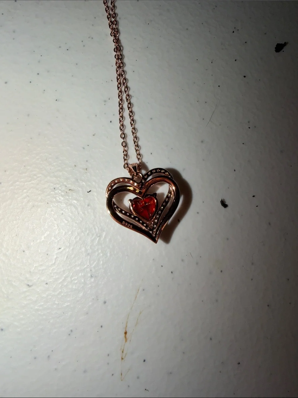 #531. Heart necklace - Picture 4 of 7